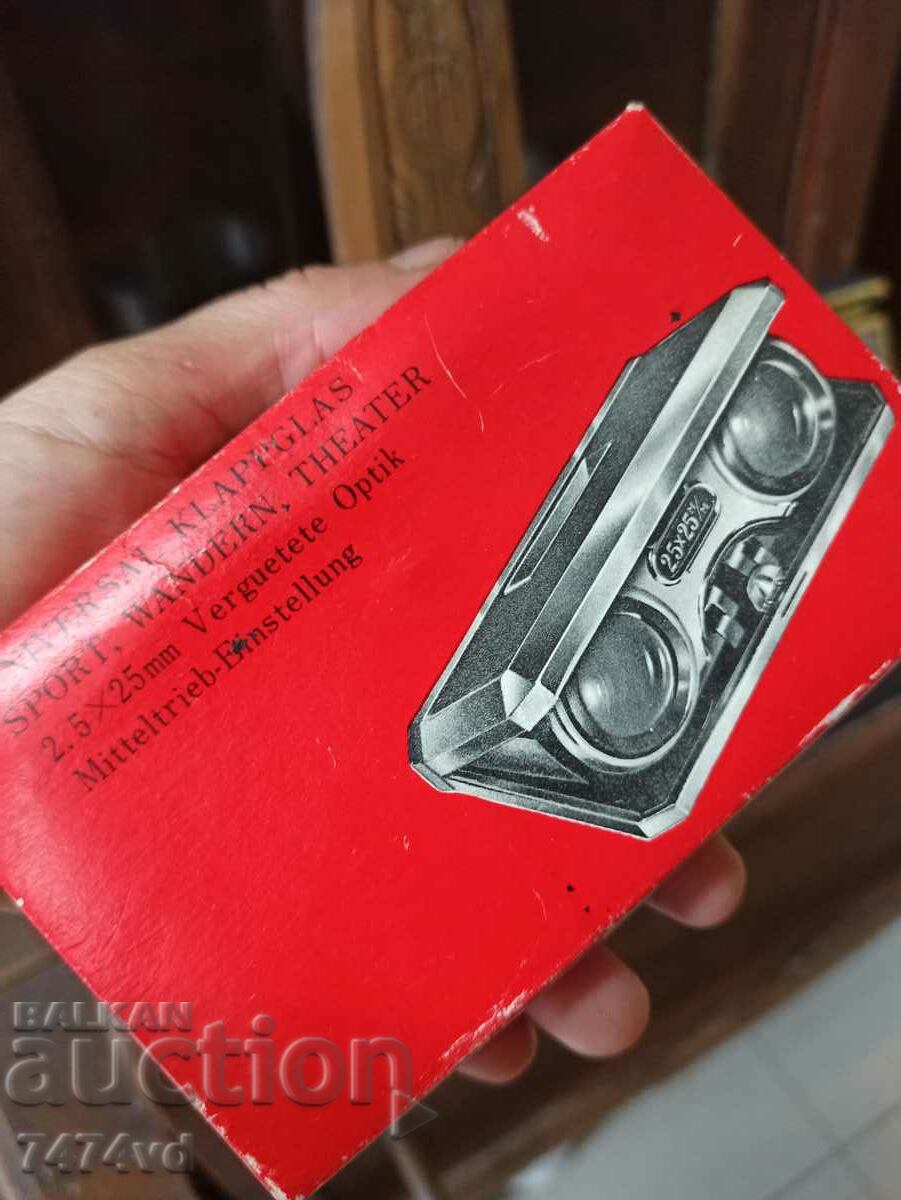 Auction OLD GERMAN THEATER BINOCULARS WITH BOX Auction OLD GERMAN THEATER BINOCULARS WITH BOX