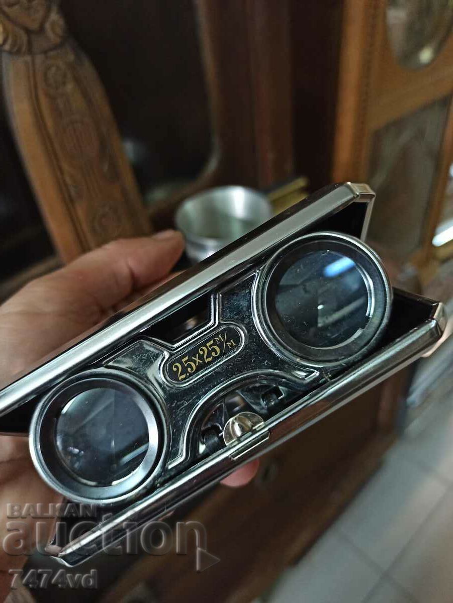 OLD GERMAN THEATER BINOCULARS WITH BOX - 7 OLD GERMAN THEATER BINOCULARS WITH BOX - 7