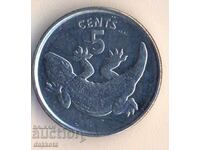 Κιριμπάτι 5 cents 1979, ακυκλοφόρητο