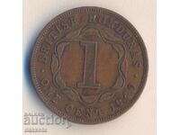 British Honduras = Belize 1 cent 1949, circulation 100 thousand