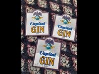 Etichetă veche, etichete de gin