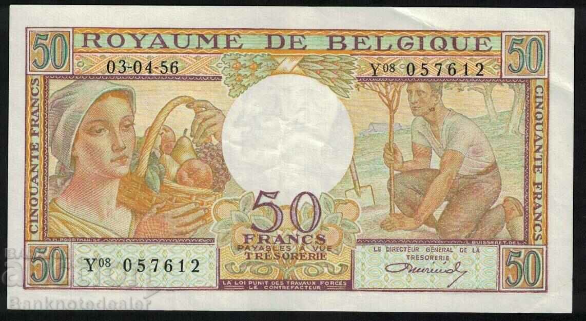 Belgium 50 Francs 1956 Pick 133b Ref 7612
