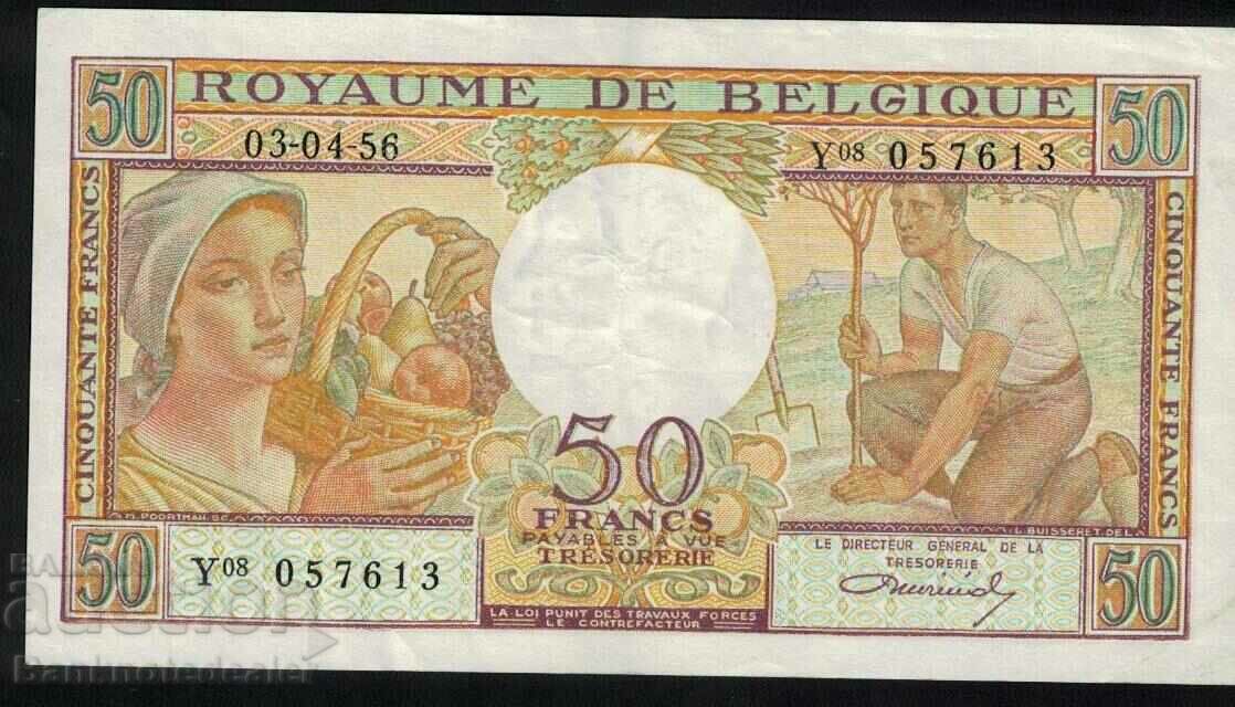 Belgium 50 Francs 1956 Pick 133b Ref 7613