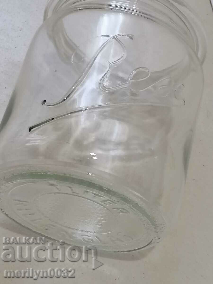 Delivery of Old German glass jar, 1930s Delivery of Old German glass jar, 1930s