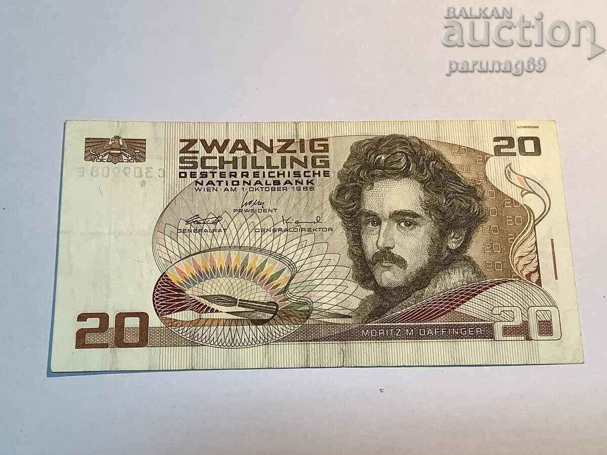 Austria 20 schillings 1986 (A) Austria 20 schillings 1986 (A)