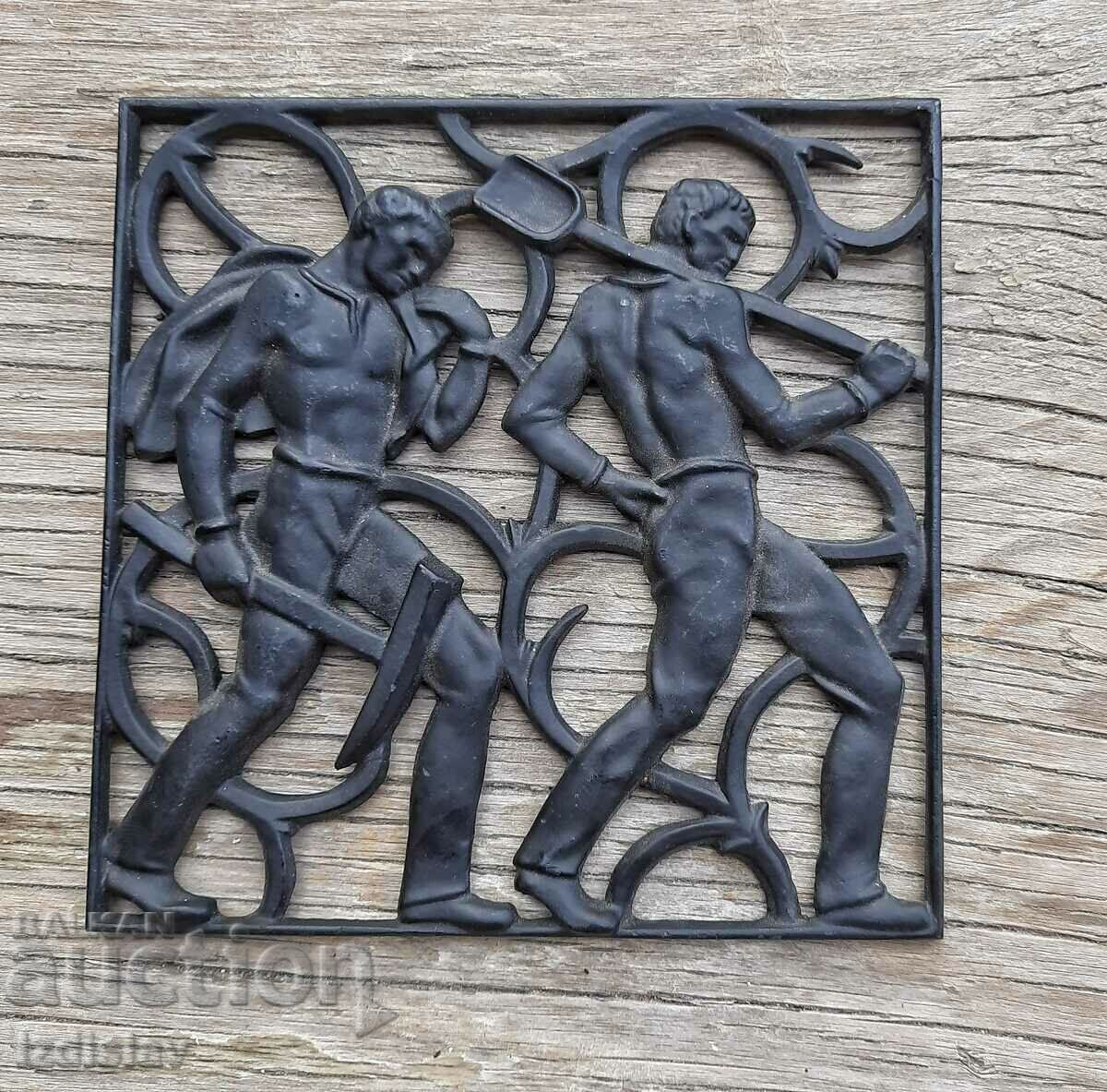 Art Deco wall relief by Heinrich Moschage