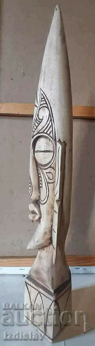 Delivery of Vintage wooden sculpture, tribal art.