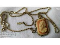 Antique necklace with original cameo