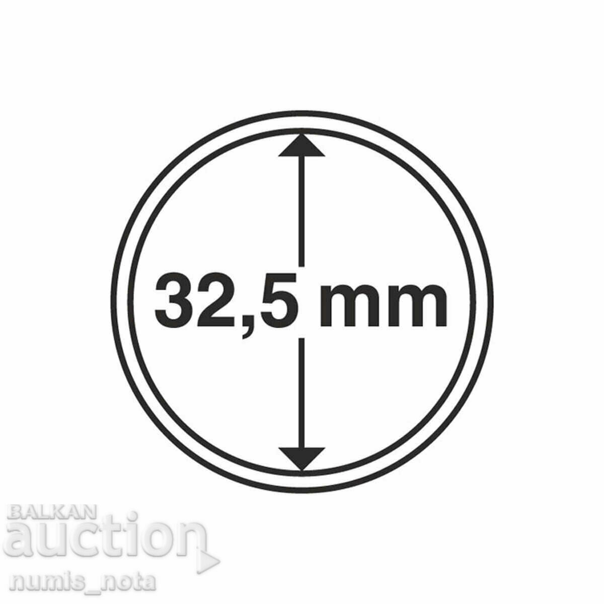 Auction Leuchtturm Grips Coin Capsules - 32.5mm. Auction Leuchtturm Grips Coin Capsules - 32.5mm.