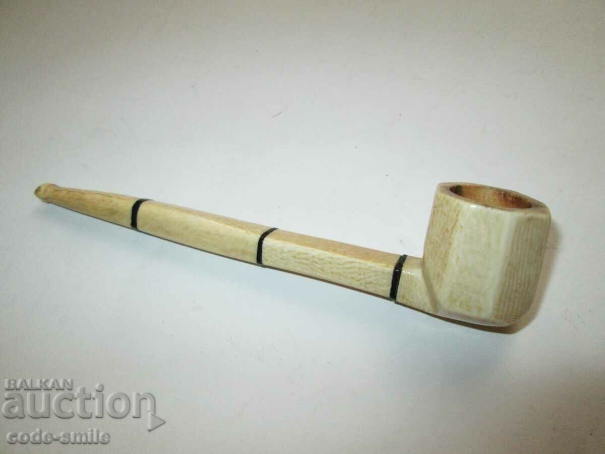 Auction Old Handmade Ivory Pipe Auction Old Handmade Ivory Pipe