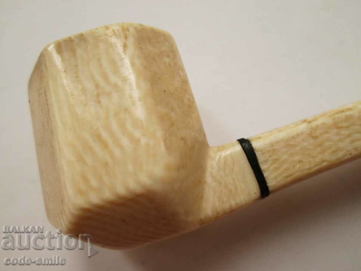 Old Handmade Ivory Pipe - 6 Old Handmade Ivory Pipe - 6