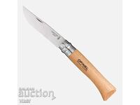 Knife Opinel No 10 stainless steel blade 10 cm handle beech