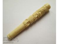 Old Handmade Ivory Cigarette