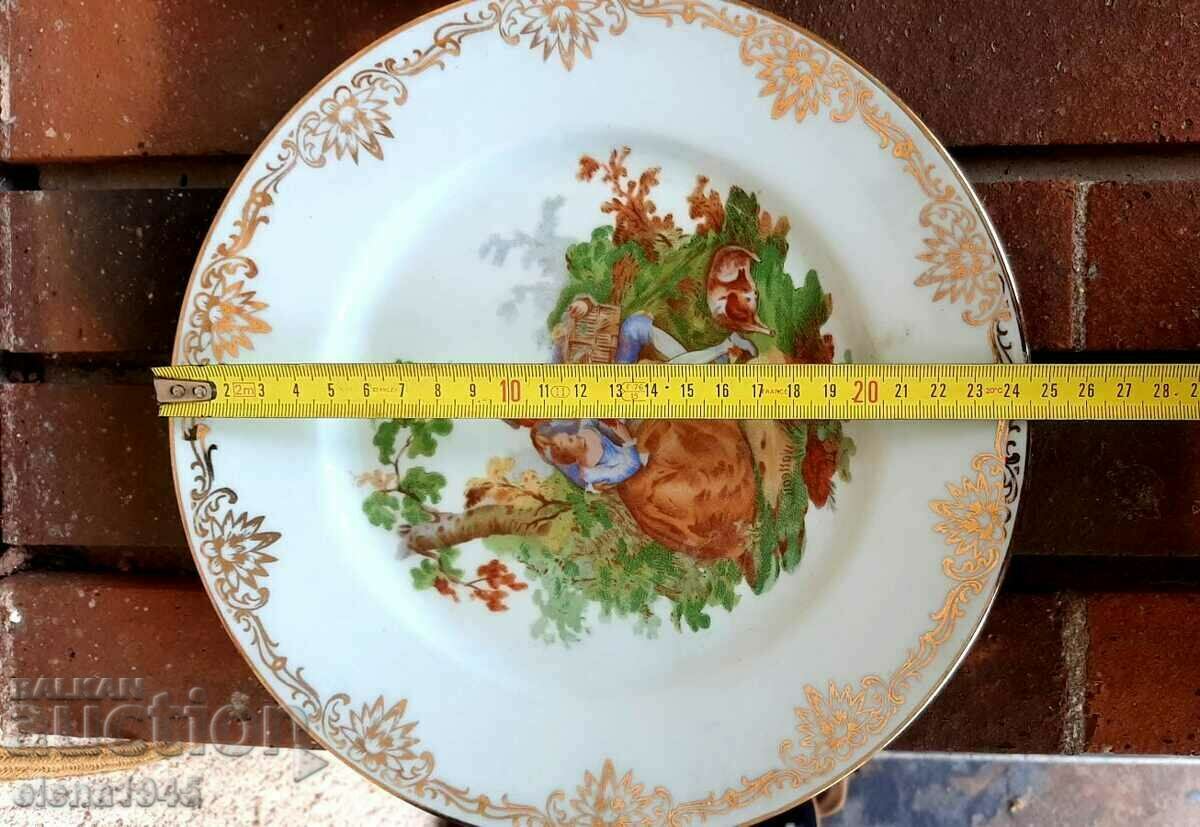 Two antique plates LIMOGES Ets CHADELAUD with price 80.00 BGN | € 40.90 Two antique plates LIMOGES Ets CHADELAUD with price 80.00 BGN | € 40.90