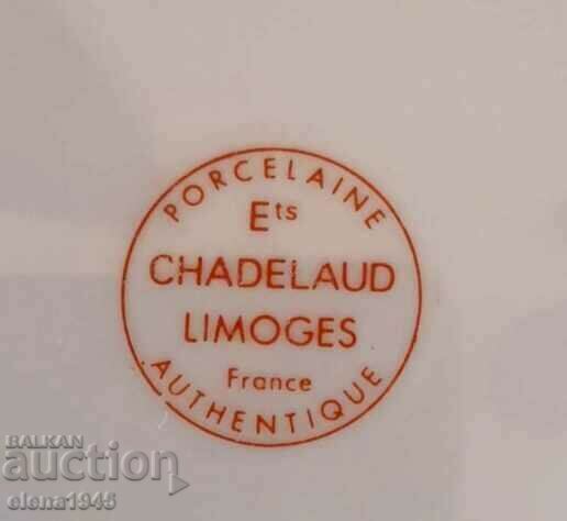 Auction Two antique plates LIMOGES Ets CHADELAUD Auction Two antique plates LIMOGES Ets CHADELAUD