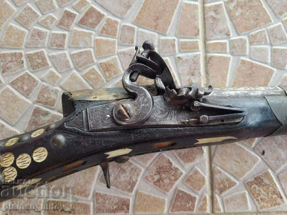 rifle, pishtov, shishane, boylia, flintlock - 6 rifle, pishtov, shishane, boylia, flintlock - 6