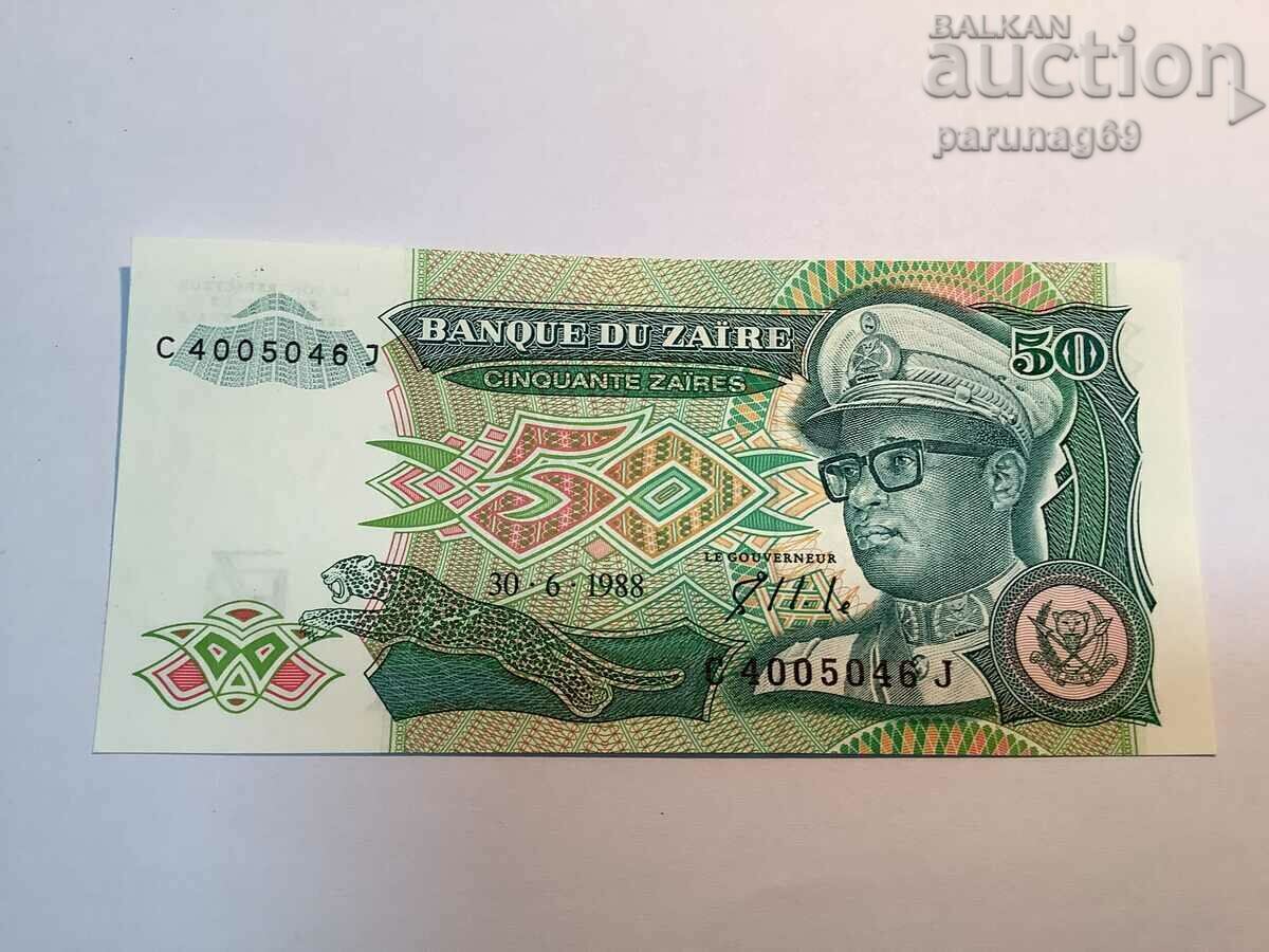 Zaire 50 zaire 1988 Zaire 50 zaire 1988