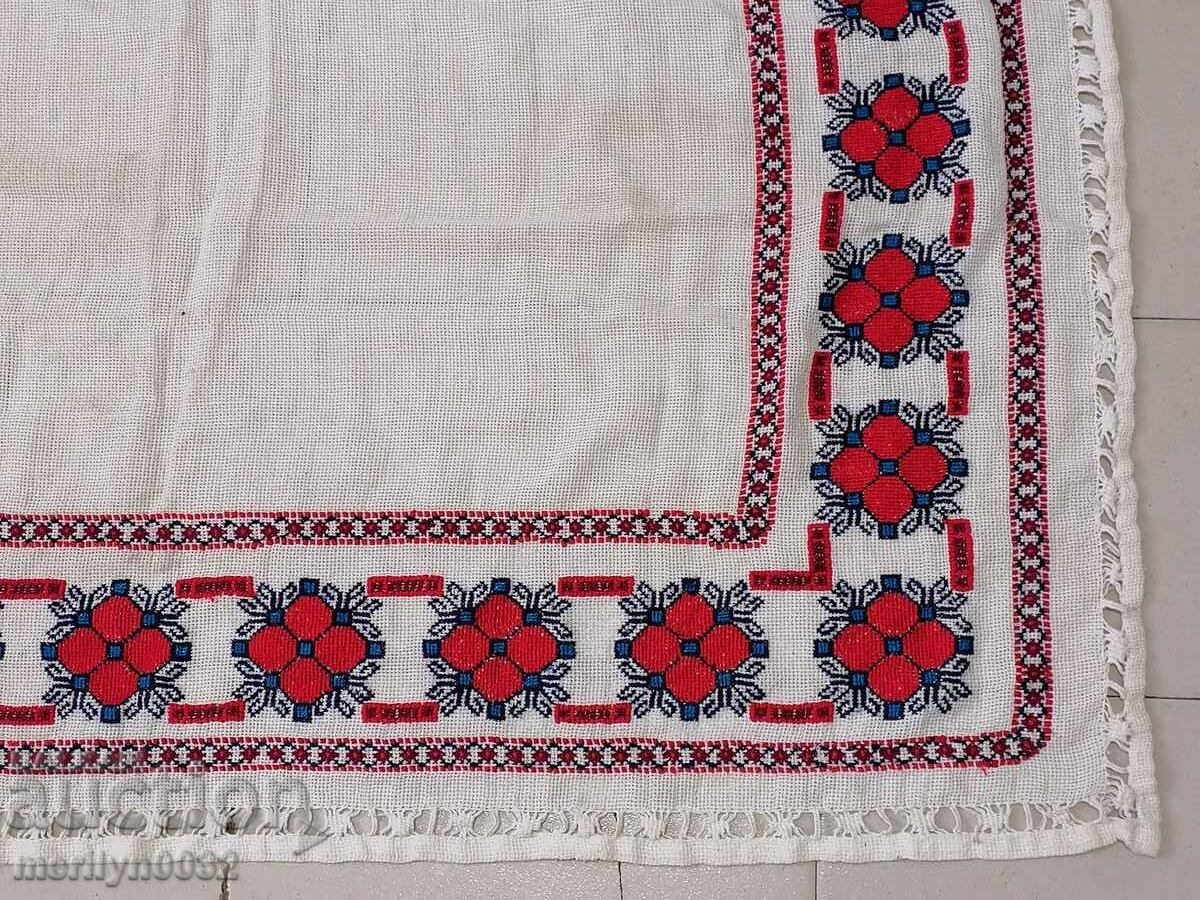 Old embroidered cardboard, tablecloth, millet, Bulgarian embroidery with price 45.00 BGN | € 23.01 Old embroidered cardboard, tablecloth, millet, Bulgarian embroidery with price 45.00 BGN | € 23.01