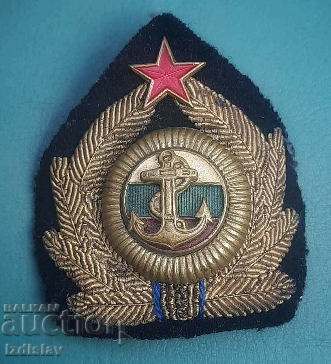 Военноморска кокарда от Соц време,офицерска.