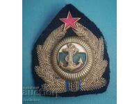 Военноморска кокарда от Соц време,офицерска.