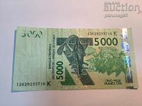 Западна Африка - Сенегал  5000 франка 2003 година  (А)