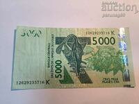 Africa de Vest - Senegal 5000 franci 2003 (A)