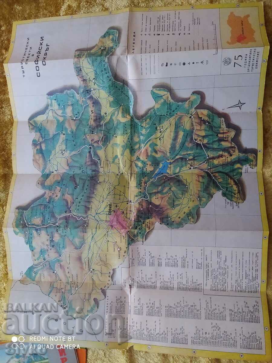 Auction Map of tourist sites in Sofia District Auction Map of tourist sites in Sofia District