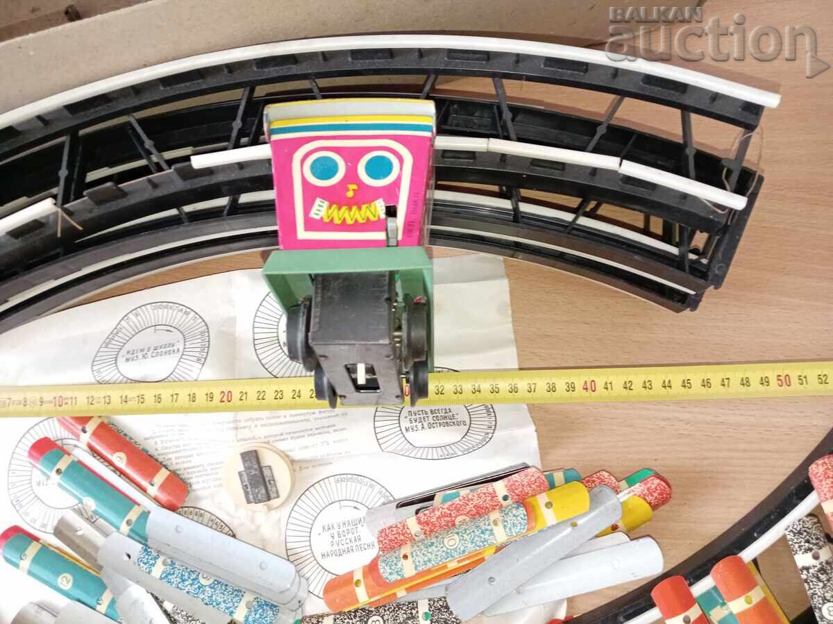 musical railway toy in box made in USSR - 7 musical railway toy in box made in USSR - 7