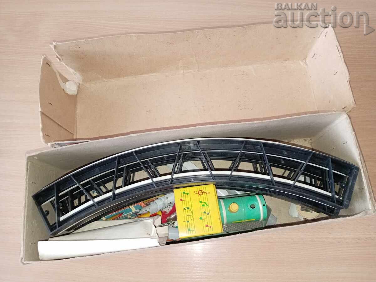 musical railway toy in box made in USSR musical railway toy in box made in USSR