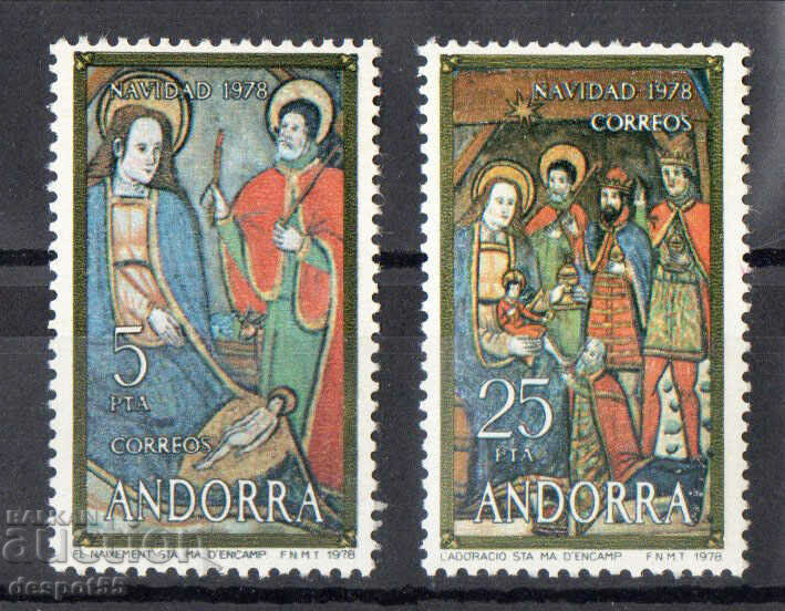 1978. Ανδόρα (Ισπανία). Χριστούγεννα.