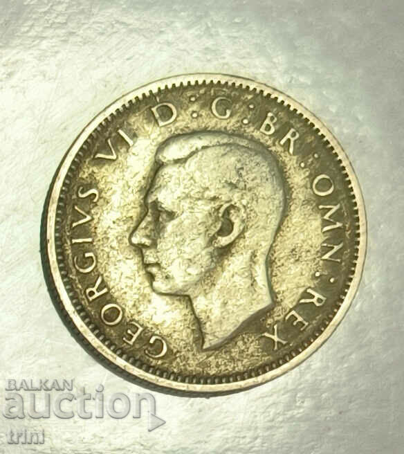 Great Britain 6 pence 1946 year e133 with price 10.00 BGN | € 5.11 Great Britain 6 pence 1946 year e133 with price 10.00 BGN | € 5.11