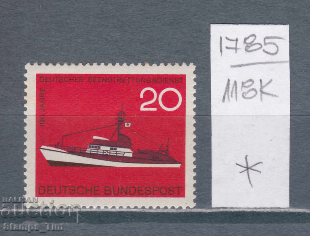 Auction 118K1785 / Germany GFR 1966 Ship rescue service (*) Auction 118K1785 / Germany GFR 1966 Ship rescue service (*)