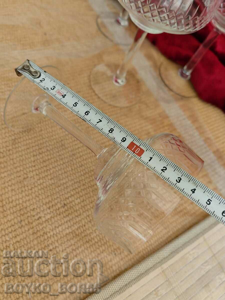 Four Antique Hand-Engraved Crystal Glasses with price 47.00 BGN | € 24.03 Four Antique Hand-Engraved Crystal Glasses with price 47.00 BGN | € 24.03