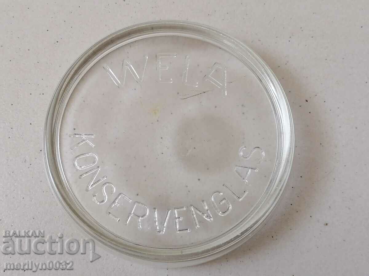 Old German glass jar, 1930s with price 39.50 BGN | € 20.20