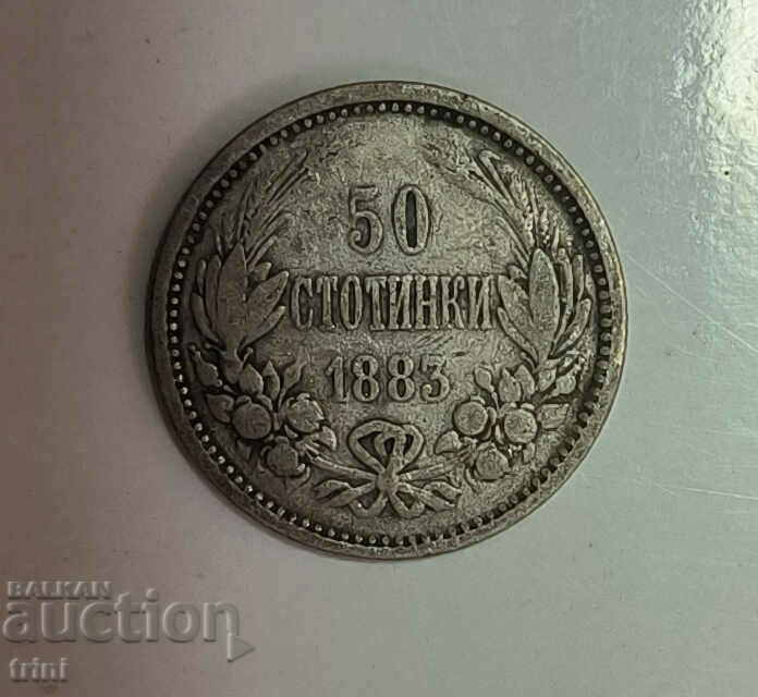50 de cenți 1883 anul e151