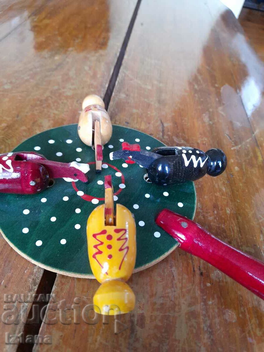 Auction Old Children's wooden toy Auction Old Children's wooden toy