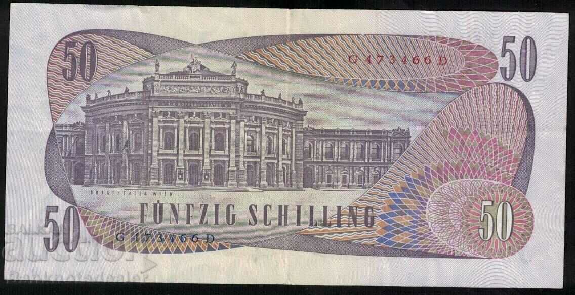 Austria 50 Schilling 1970 Pick 143 Ref 3466 with price 18.00 BGN | € 9.20 Austria 50 Schilling 1970 Pick 143 Ref 3466 with price 18.00 BGN | € 9.20