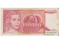 +Yugoslavia 100000 dinars 1989