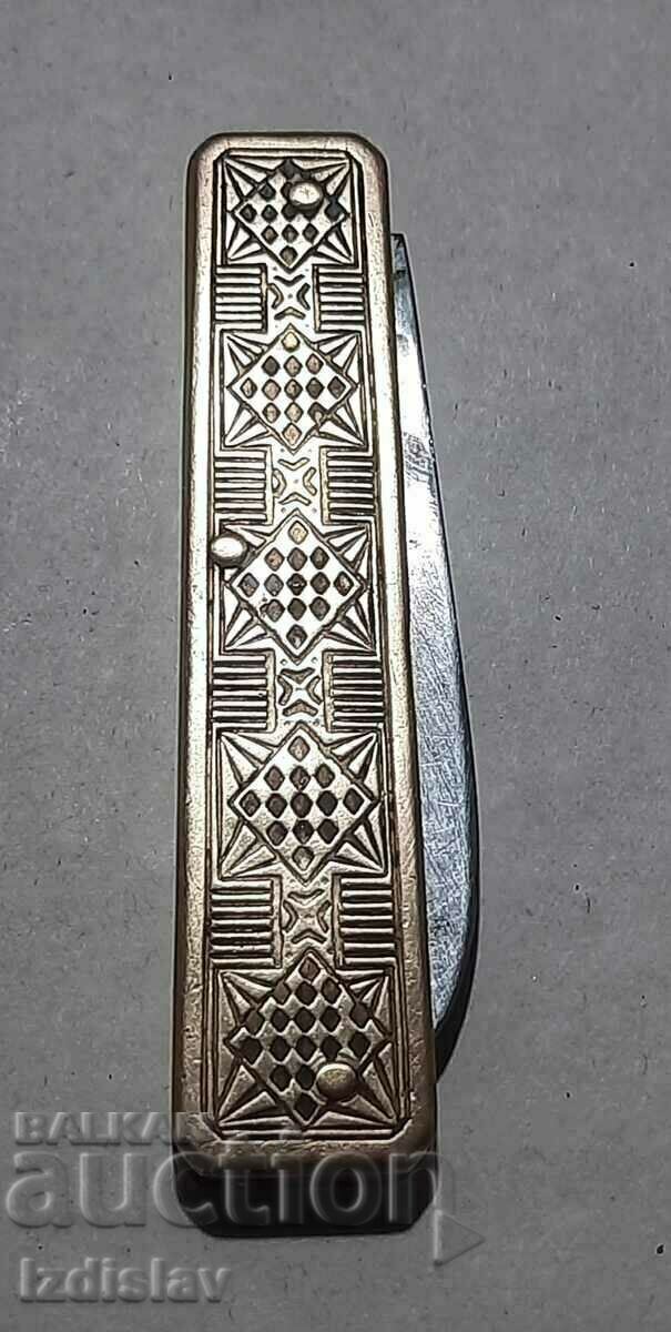 Original bronze pocket knife.