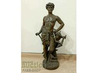 AUTHOR LARGE STATUETTE EARLY 20'S