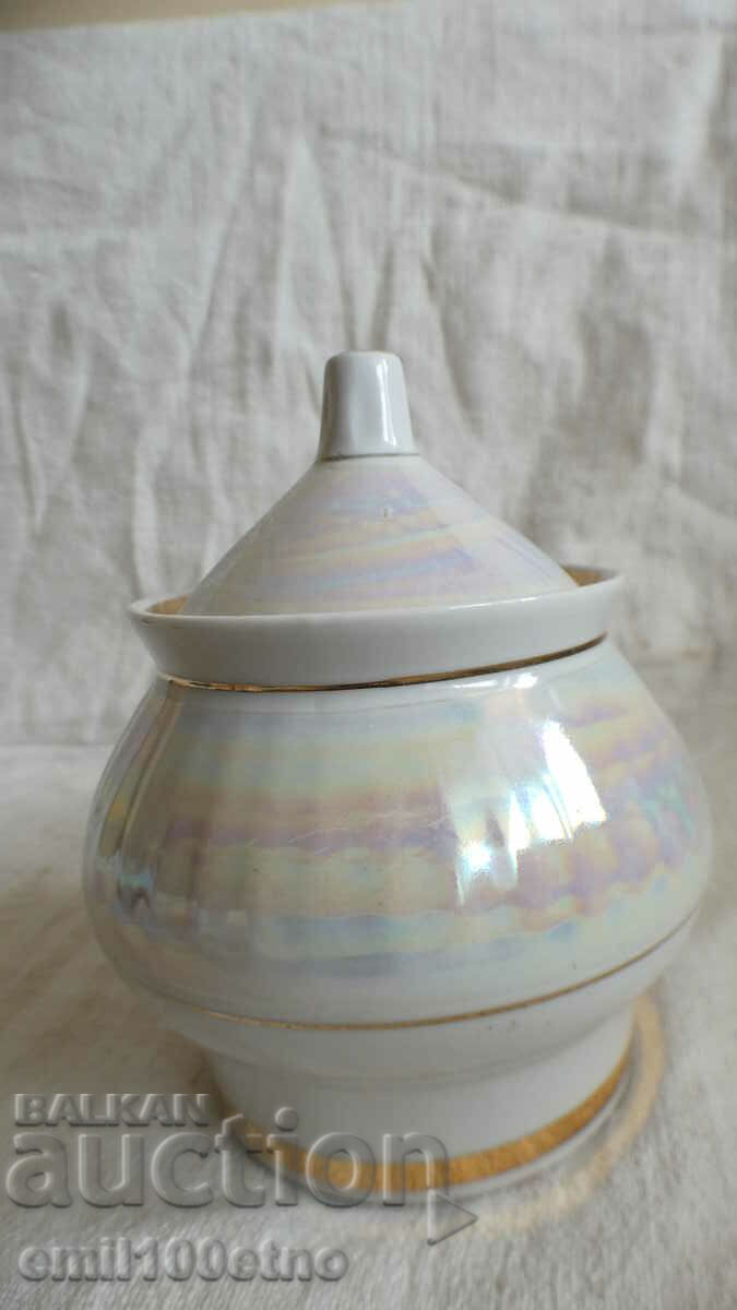 Sugar bowl porcelain Minsk USSR