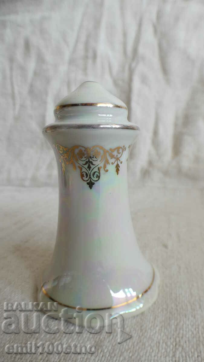 Salt shaker old Czech porcelain HAAS & CZJZEK CHODAU
