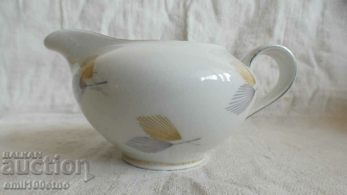 Milk jug old porcelain Bavaria Germany with price 8.00 BGN | € 4.09 Milk jug old porcelain Bavaria Germany with price 8.00 BGN | € 4.09