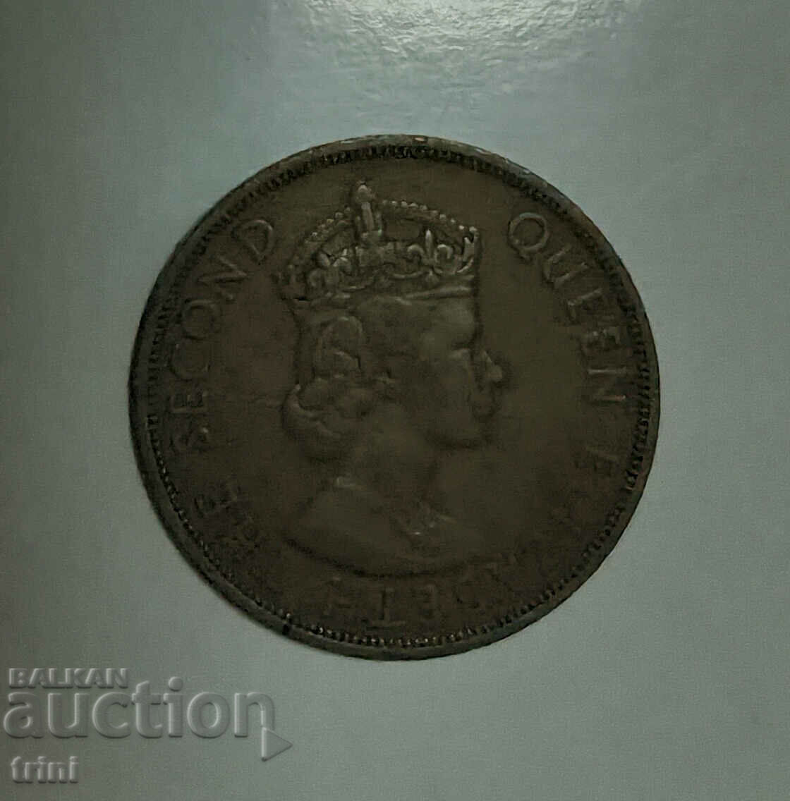 British Eastern Caribbean 2 cents 1957 year e83 with price 14.00 BGN | € 7.16 British Eastern Caribbean 2 cents 1957 year e83 with price 14.00 BGN | € 7.16