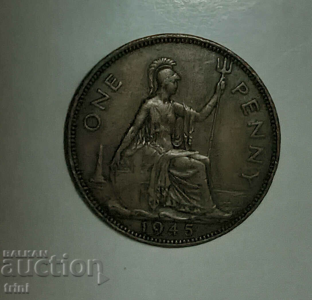Great Britain 1 penny 1945 e84