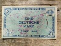 Γερμανία - Σφραγίδα GFR 1 1948 με διάτρητο "B", RRR