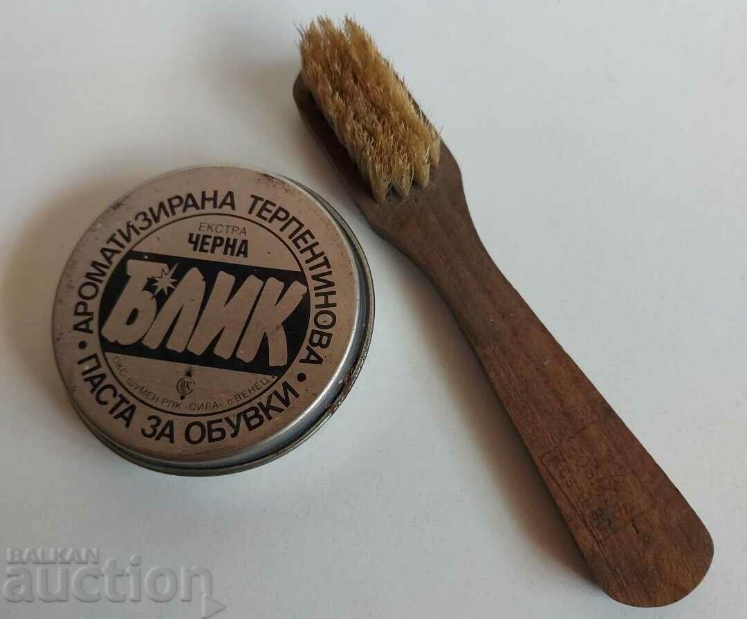 otlevche SOC BRUSH AND PAINT FOR SHOE PASTE