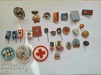 Lot of badges for collectors
