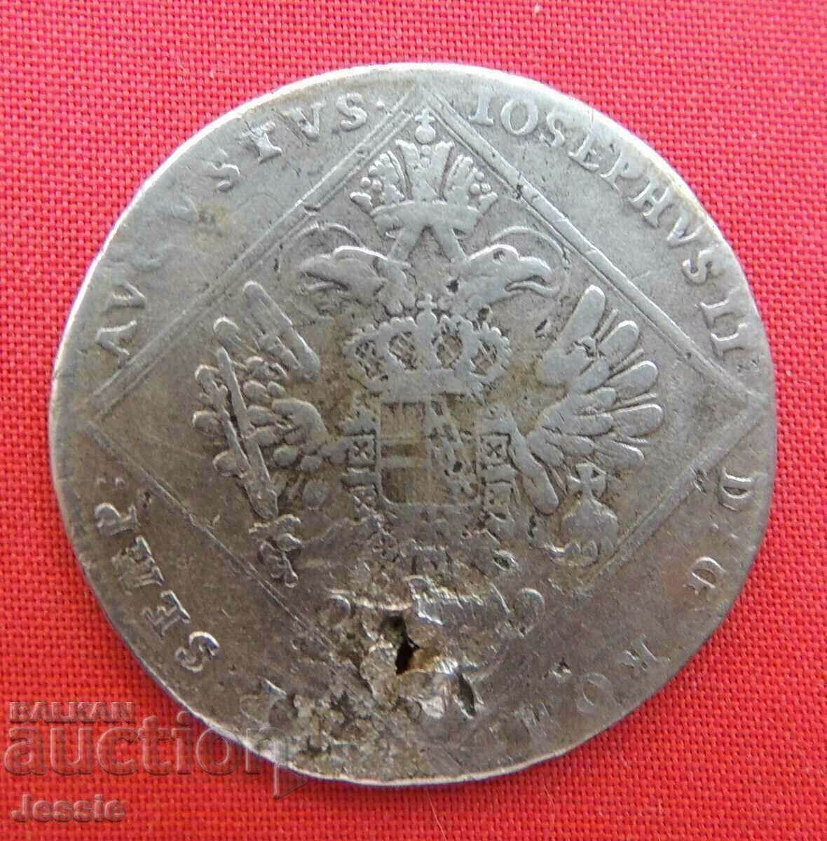 20 Kreuzer Austro-Ungaria 1770 Iosif al II-lea cu preț € 16.60 | 32.47 BGN