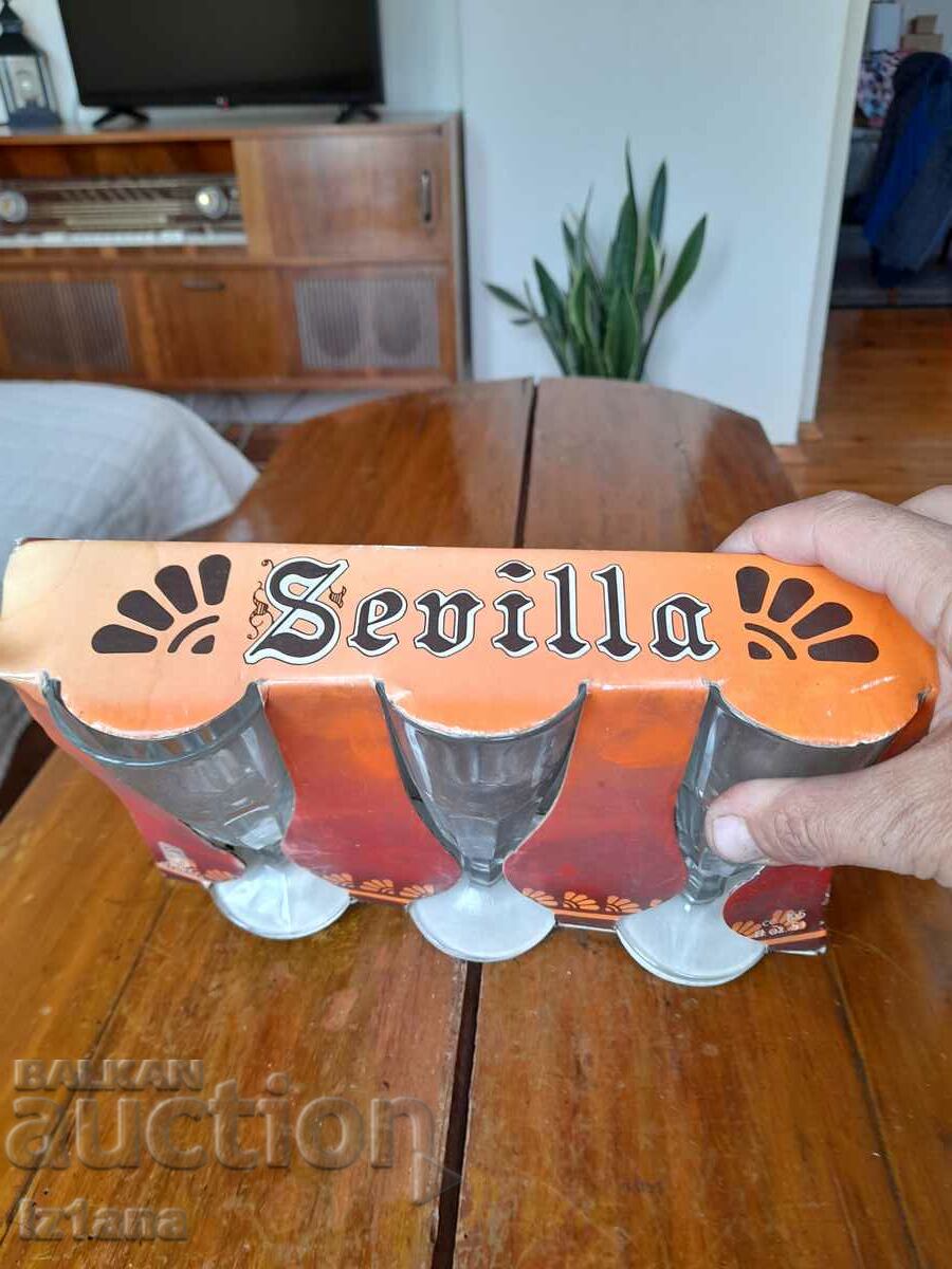 Old Sevilla wine glasses with price 60.00 BGN | € 30.68 Old Sevilla wine glasses with price 60.00 BGN | € 30.68